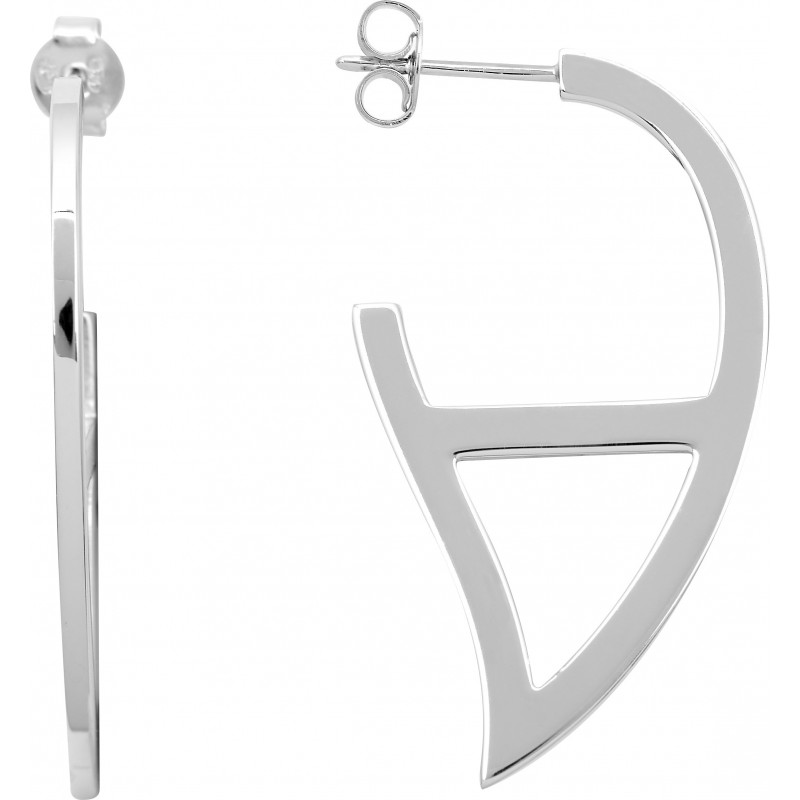 Boucles d'oreilles Murat argent rhodié 925/000