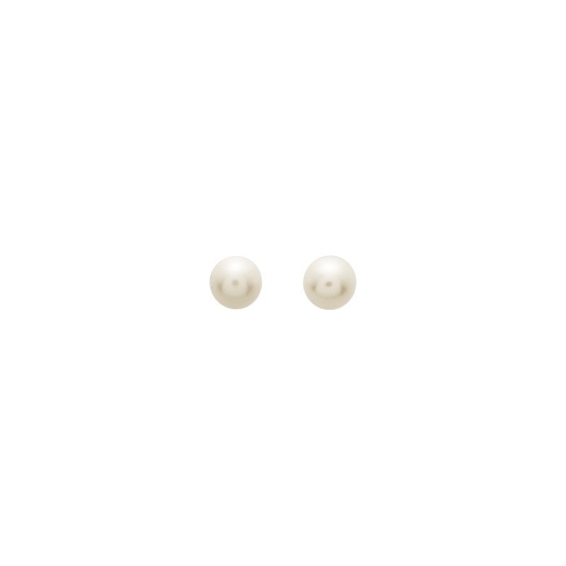 Boucles d'oreilles or 9ct jaune perle 6mm