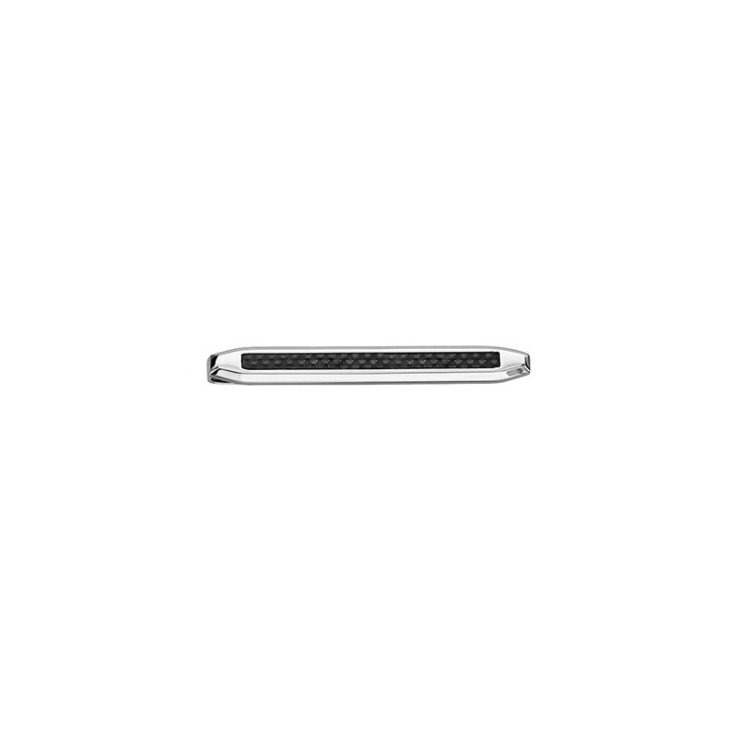 PINCE A CRAVATE ACIER MOTIF CARBONE