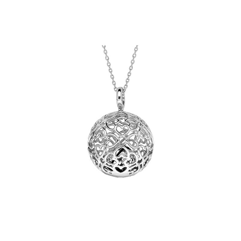 COLLIER ARGENT RHODIE BOLA DE GROSSESSE