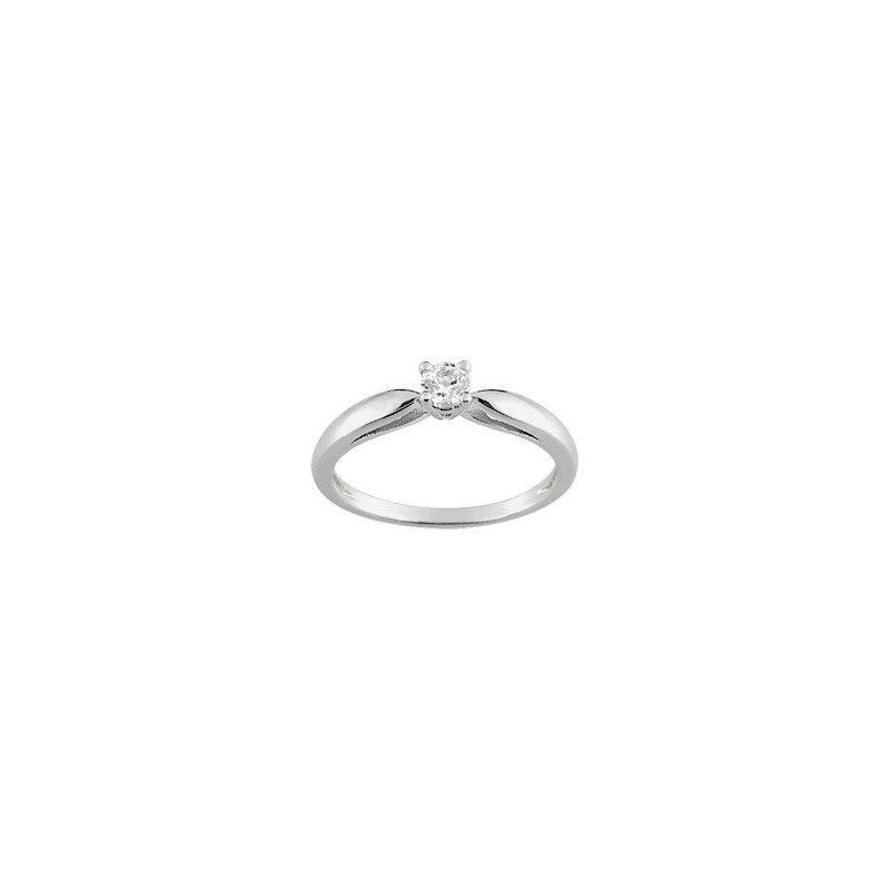 Solitaire argent oxyde