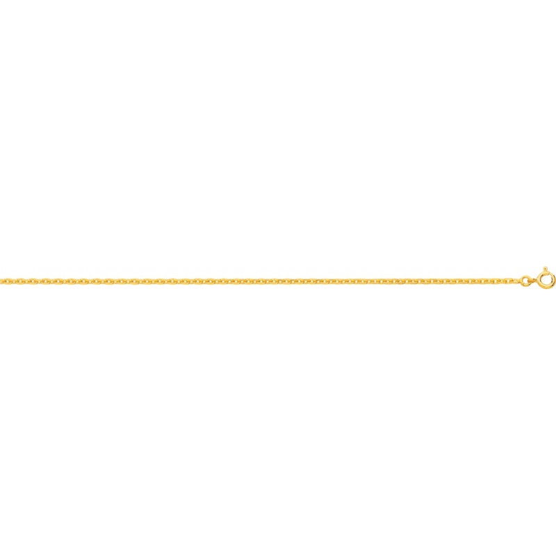 CHAINE MAILLE FORCAT PLAQUE OR