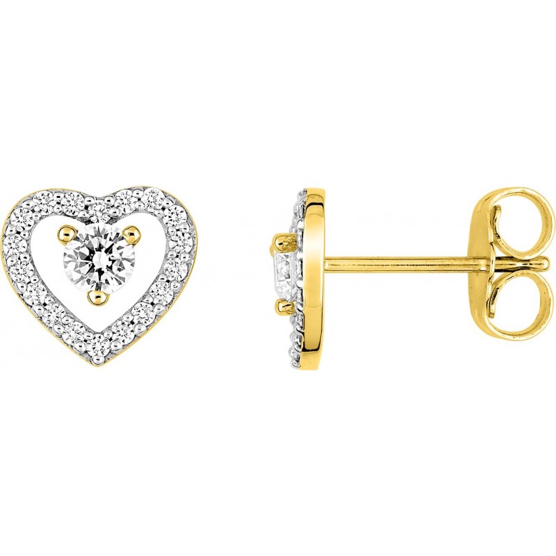 Boucles d'oreilles plaqué or oz