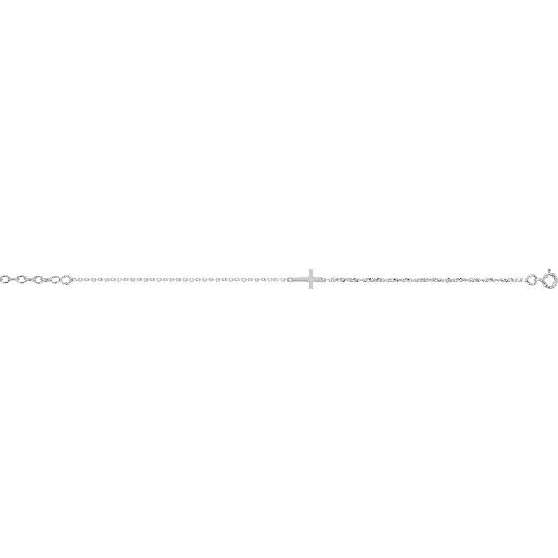 Bracelet argent rhodié
