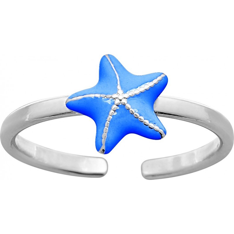 Bague argent rhodié enfant