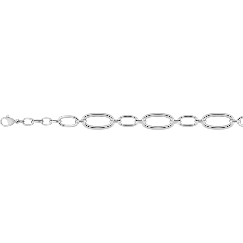 Collier fantaisie acier