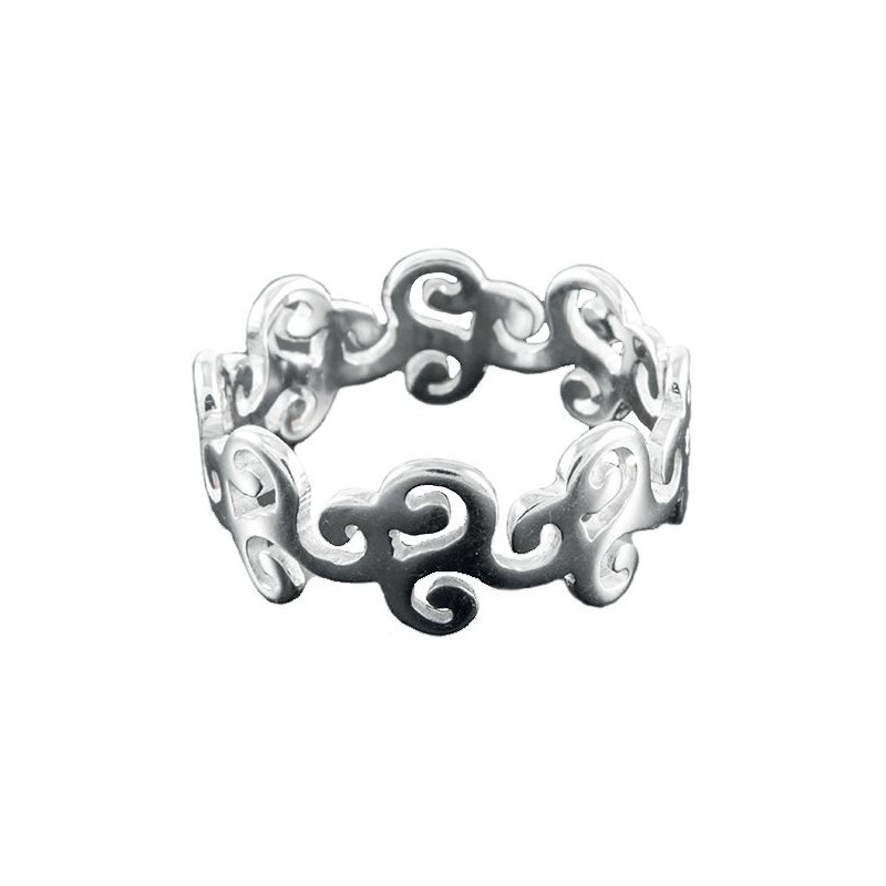 Anneau Triskel argent