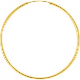 Créoles plaqué or 45 mm