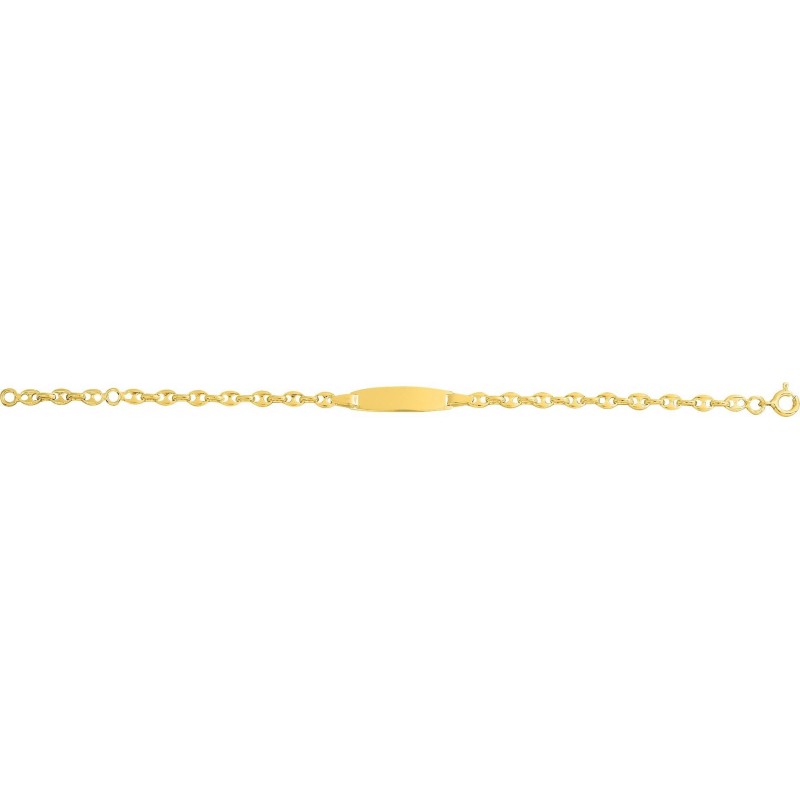 Identité bébé plaqué or