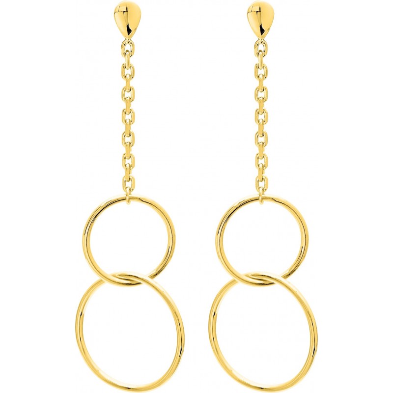 Boucles d'oreilles plaqué or
