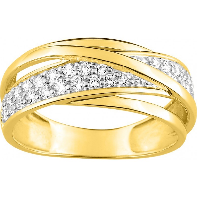 Bague plaqué or + oz