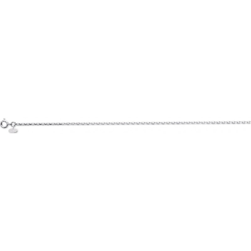 Chaine forçat argent rhodié