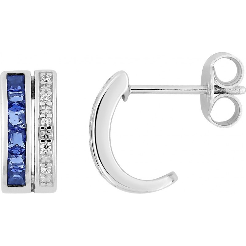 Boucles d'oreilles argent + oz