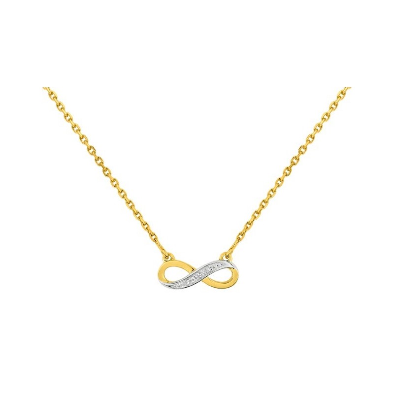 Collier plaqué or + oz