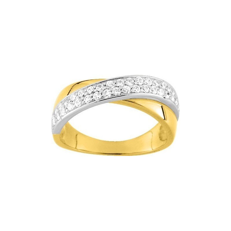 Bague plaqué or + oz