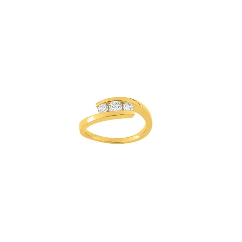 Bague plaqué or + oz