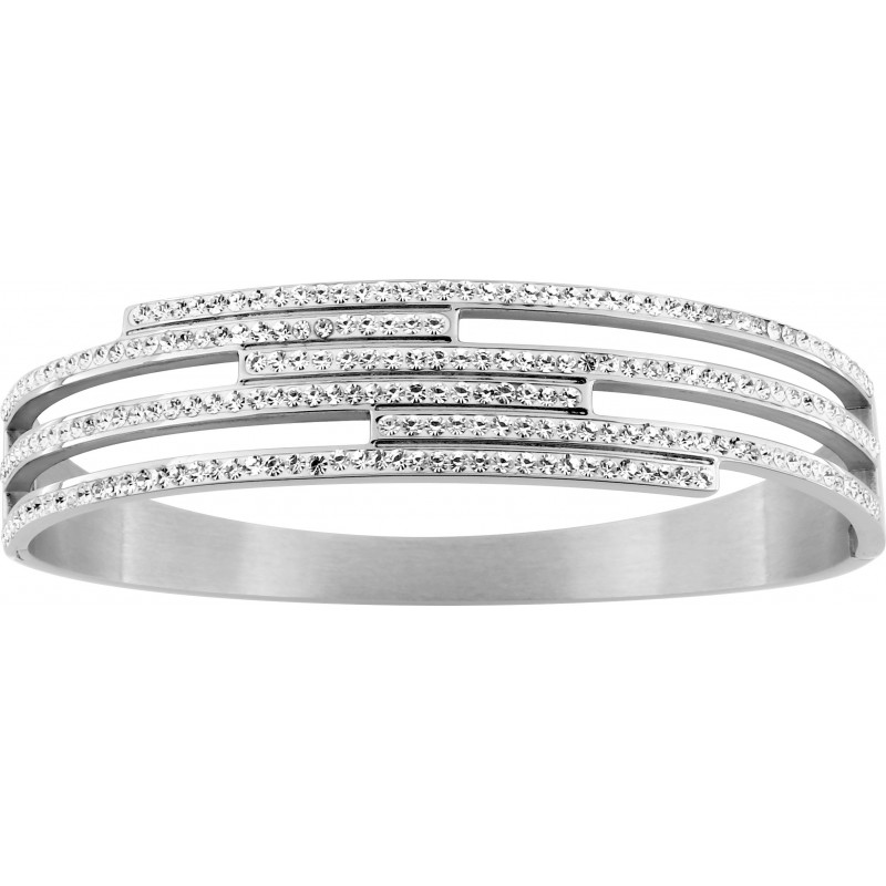 Bracelet acier + cristal