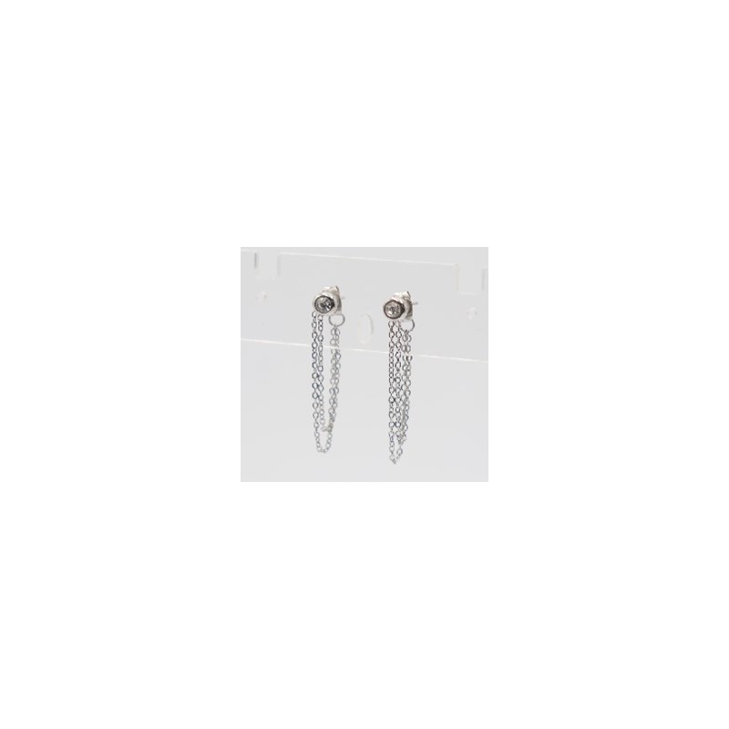 Boucles d'oreilles acier