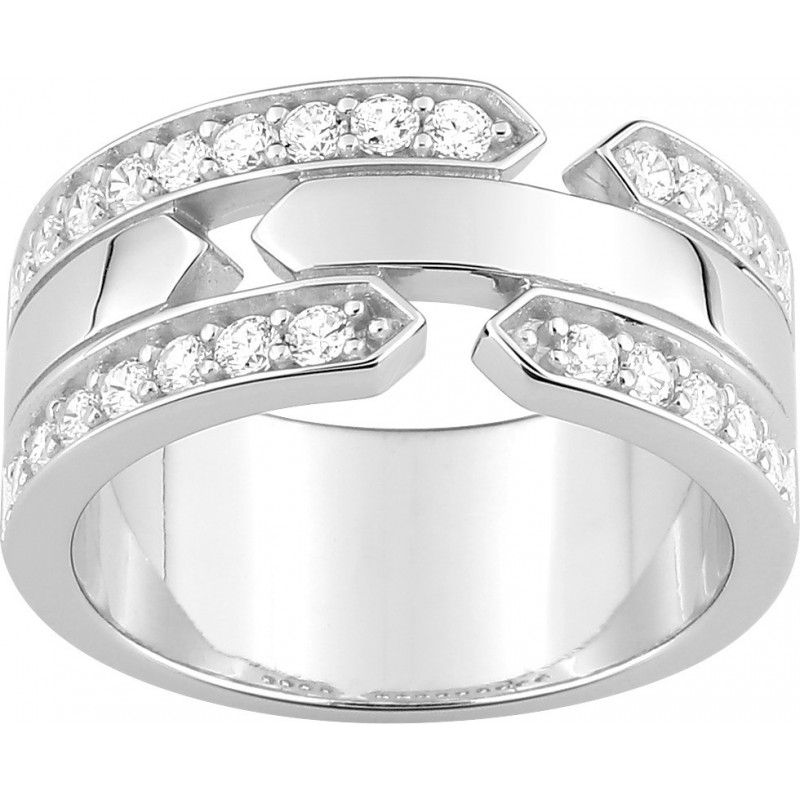 Bague argent rhodié Murat