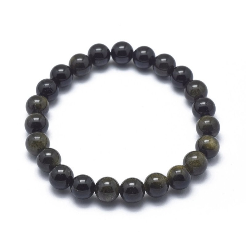 Bracelet obsidienne