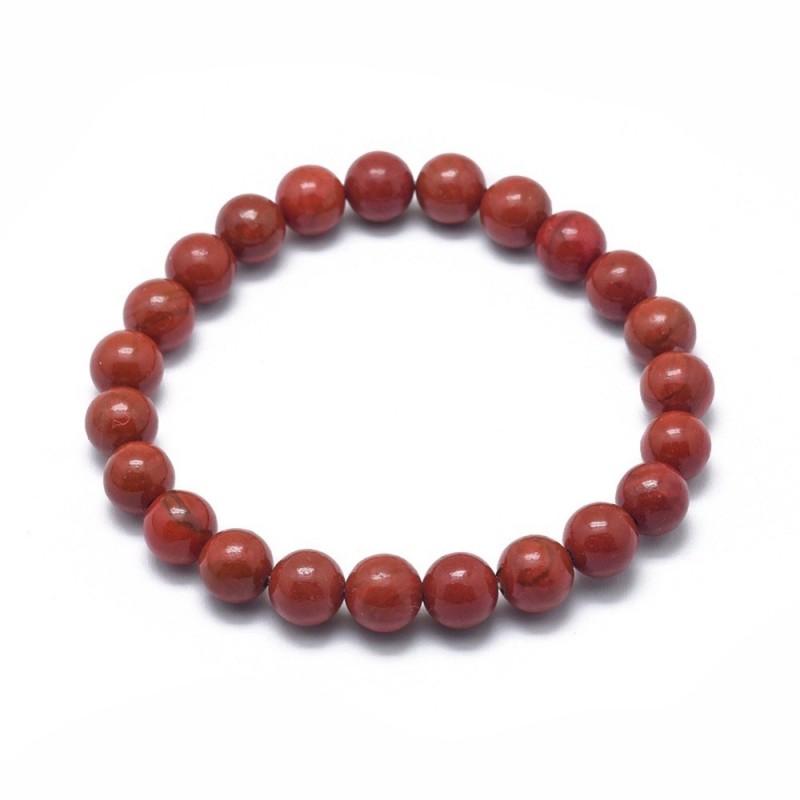Bracelet jaspe rouge