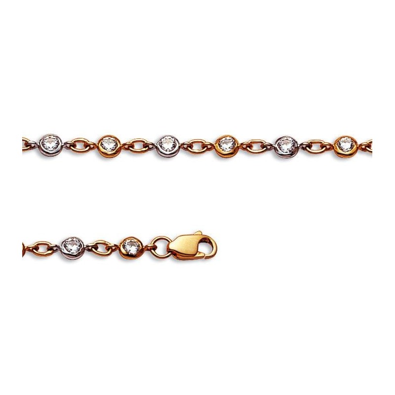 Bracelet or 750 + oz