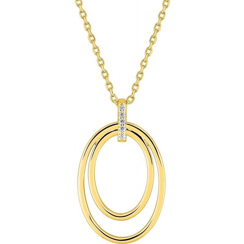 Collier plaqué or + oz
