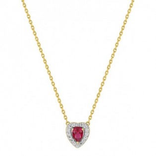 Collier plaqué or + oz