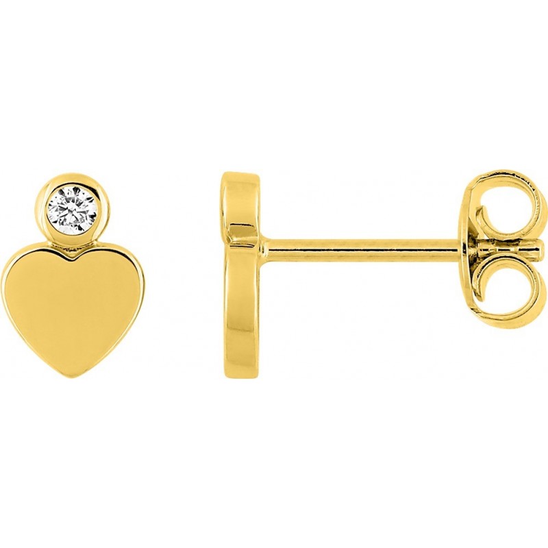 Boucles d'oreilles plaqué or + oz