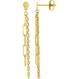 Boucles d'oreilles plaqué or