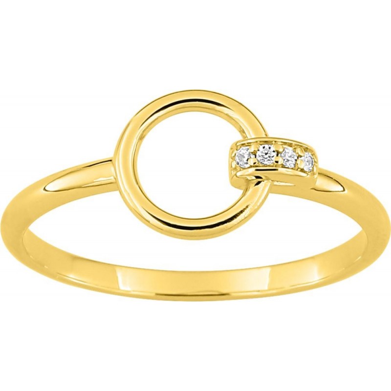 Bague plaqué or + oz