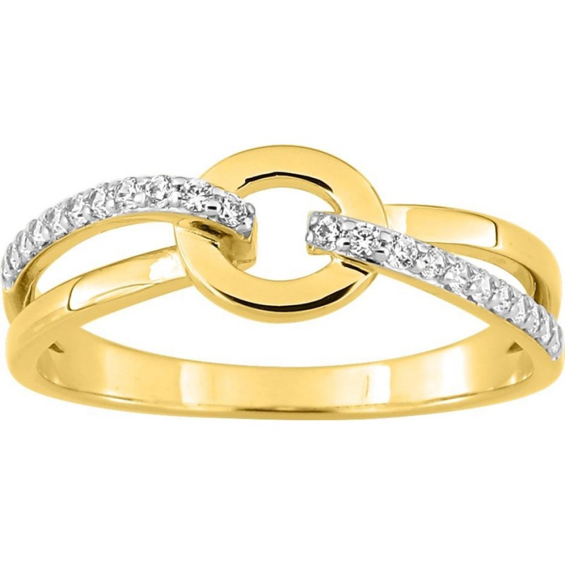 Bague plaqué or + oz