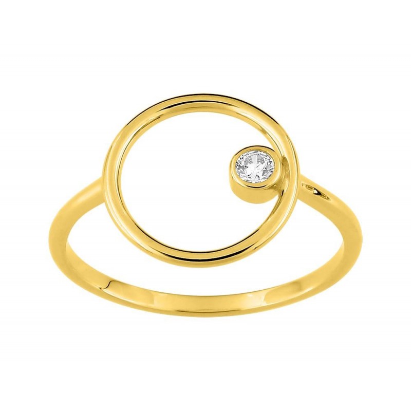 Bague plaqué or + oz
