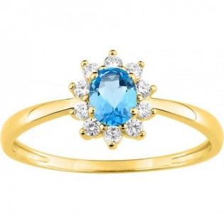 Bague plaqué or +to synt oz