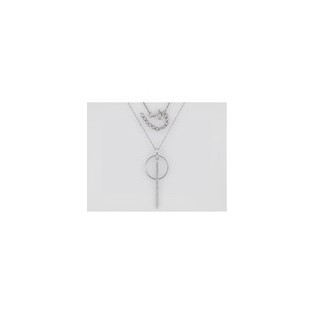 Collier argent + oz