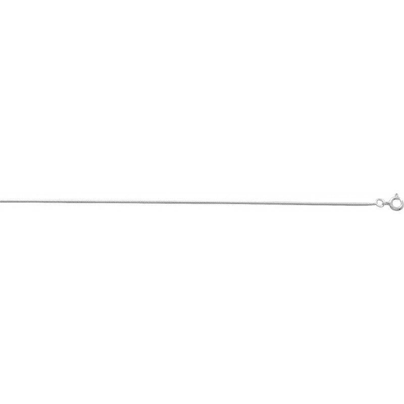 Chaîne argent rhodié
