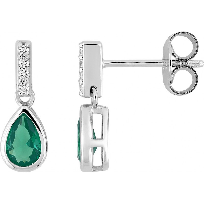 Boucles d'oreilles argent + oz