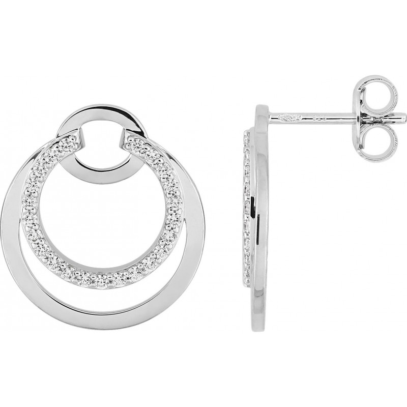 Boucles d'oreilles argent + oz