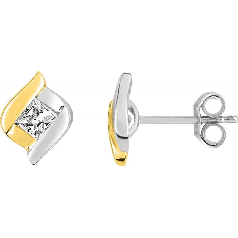 Boucles d'oreilles or 375 + oz