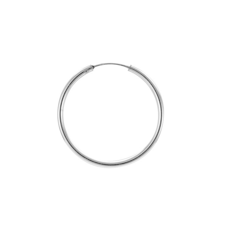 Créoles argent rhodié