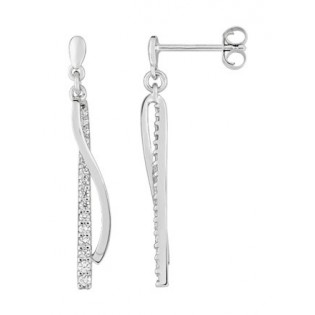 Boucles d'oreilles argent + oz