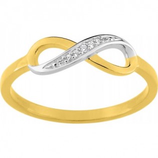 Bague plaqué or + oz