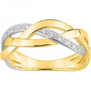 Bague plaqué or + oz
