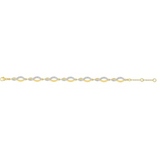 Bracelet plaqué or + oz