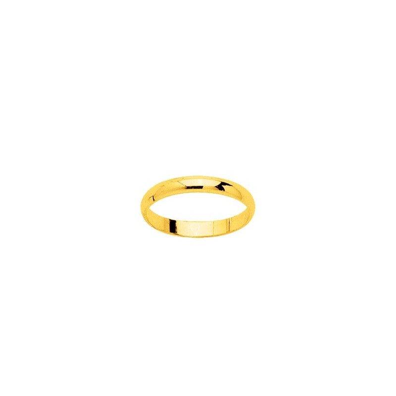 Alliance plaqué or 3 mm