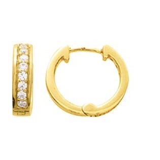 Créoles plaqué or + oz