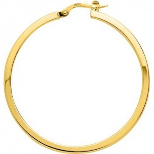 Créoles plaqué or Ø35