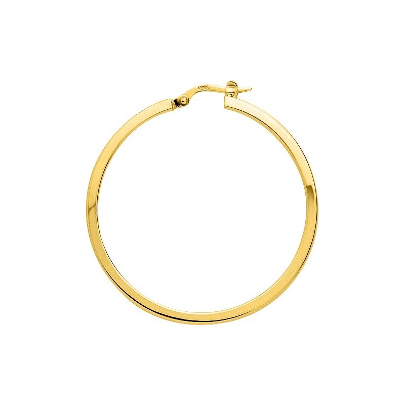 Créoles plaqué or Ø35