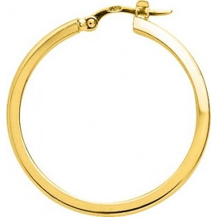 Créoles plaqué or Ø25