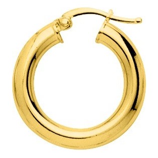 Créoles plaqué or Ø15